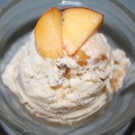 Brown Sugar Grilled Peach with Cinnamon Syrup