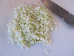 Diced Fennel
