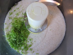 Lime Zest and Cane Sugar