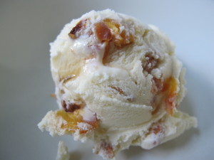 Candied Peach with Peach Syrup