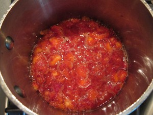 Strawberry Jam Simmering